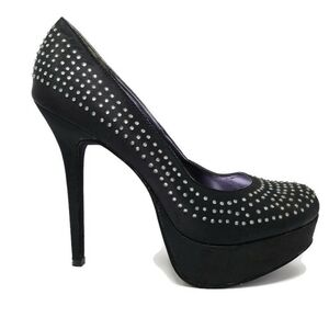 SM New York disco diamond stud platforms size 10